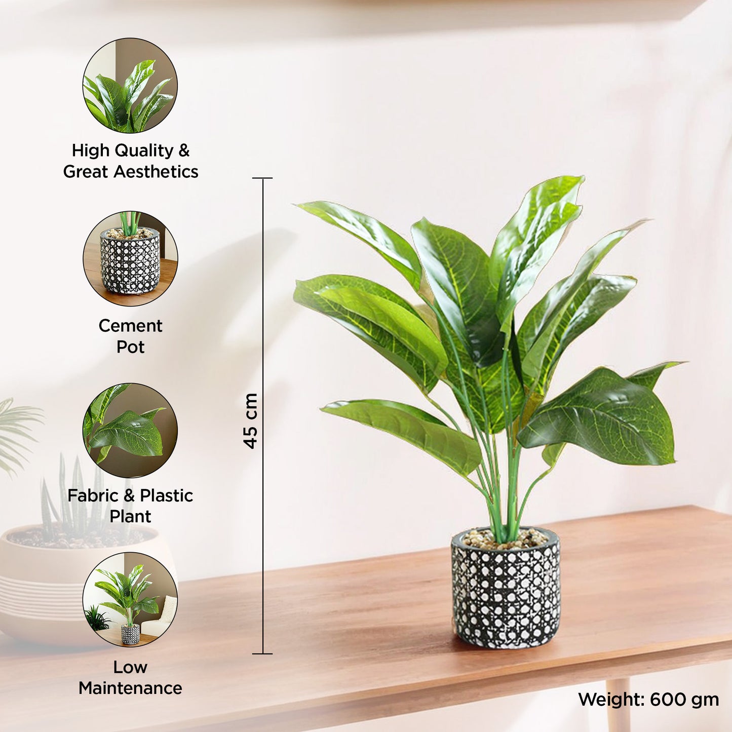 UMAI artificial plant - reception area beautification