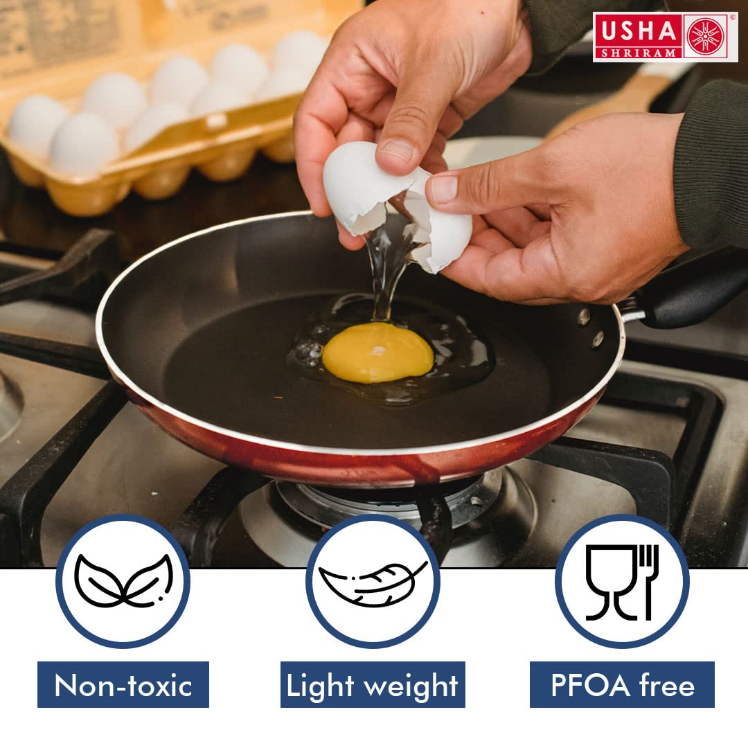 Usha Shriram Non Stick Set - Stylish addition to your kitchen