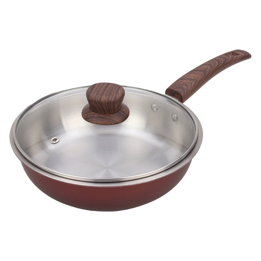 The Better Home Frying Pan with Glass Lid - Monitor your cooking easily