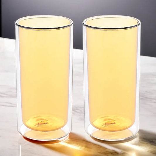 UMAI double wall glass mug - microwave safe