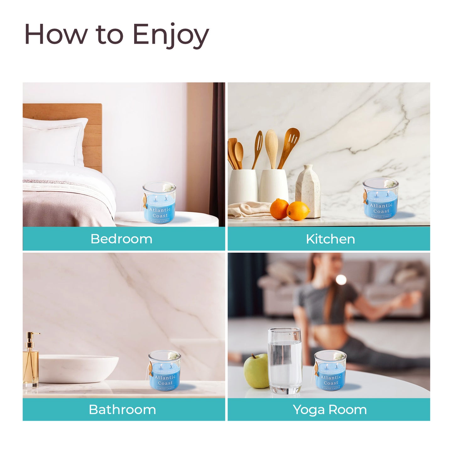 The Better Home Blue Water Candle - Perfect gift