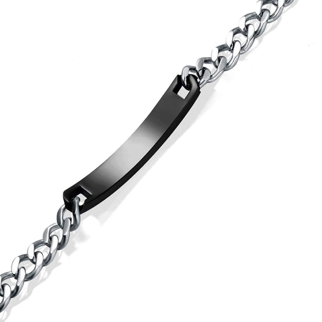 Yellow Chimes men's stainless steel bracelet - formal occasions