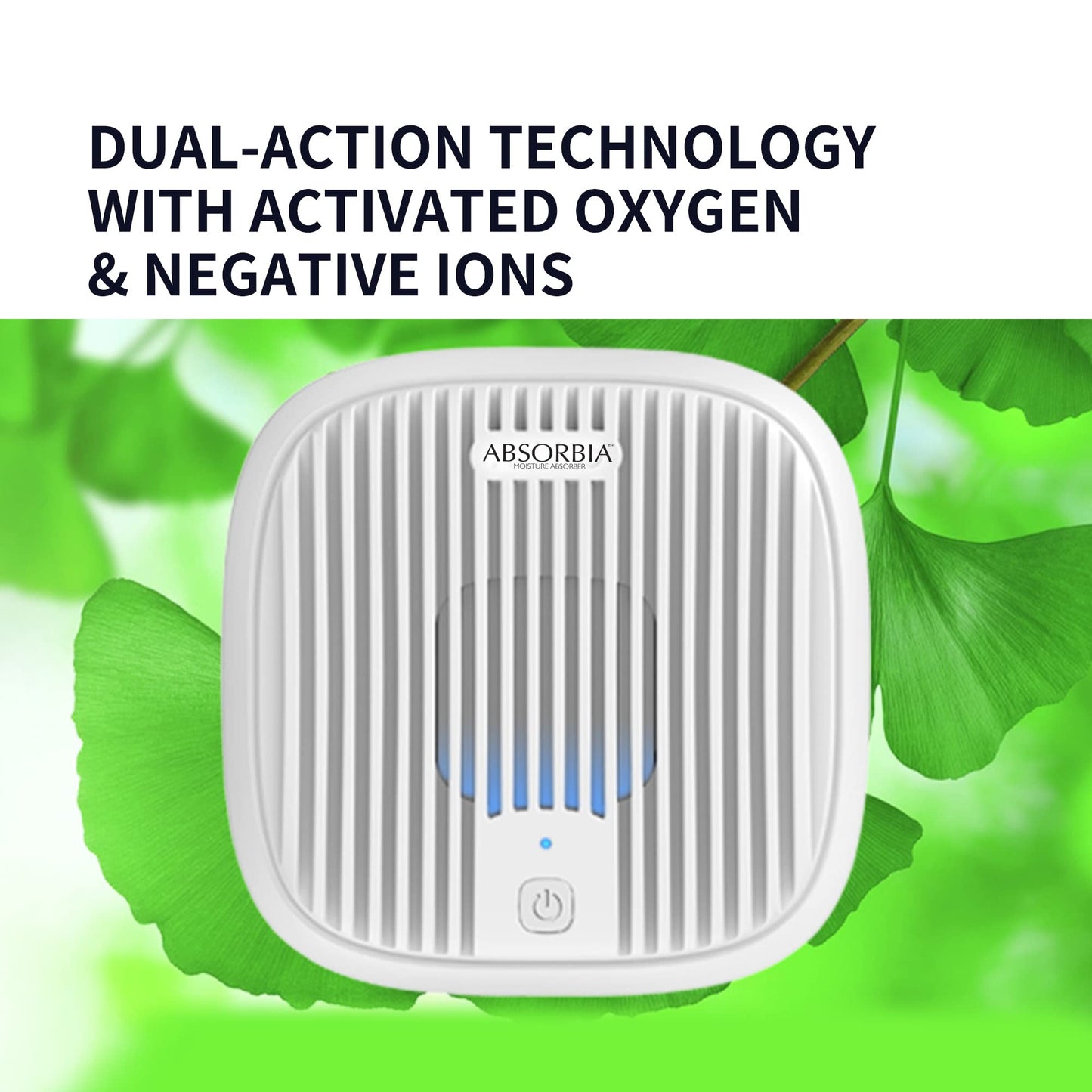 Air Purifier with Dual Action Technology | Ideal for Cars | White