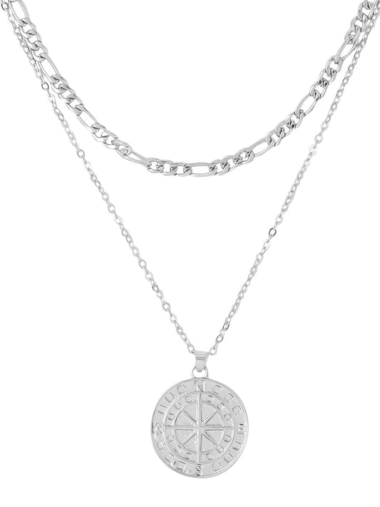 Yellow Chimes Rhodium Plated Chain - Anniversary Gift