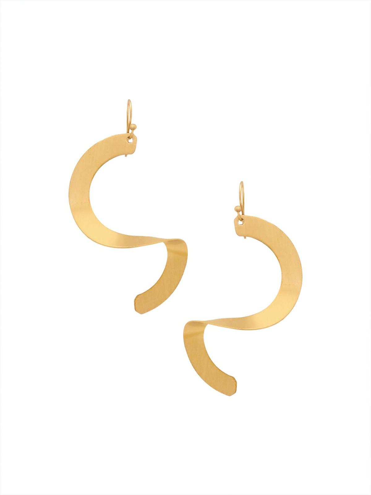 Yellow Chimes Golden Earrings - Versatile for any occasion