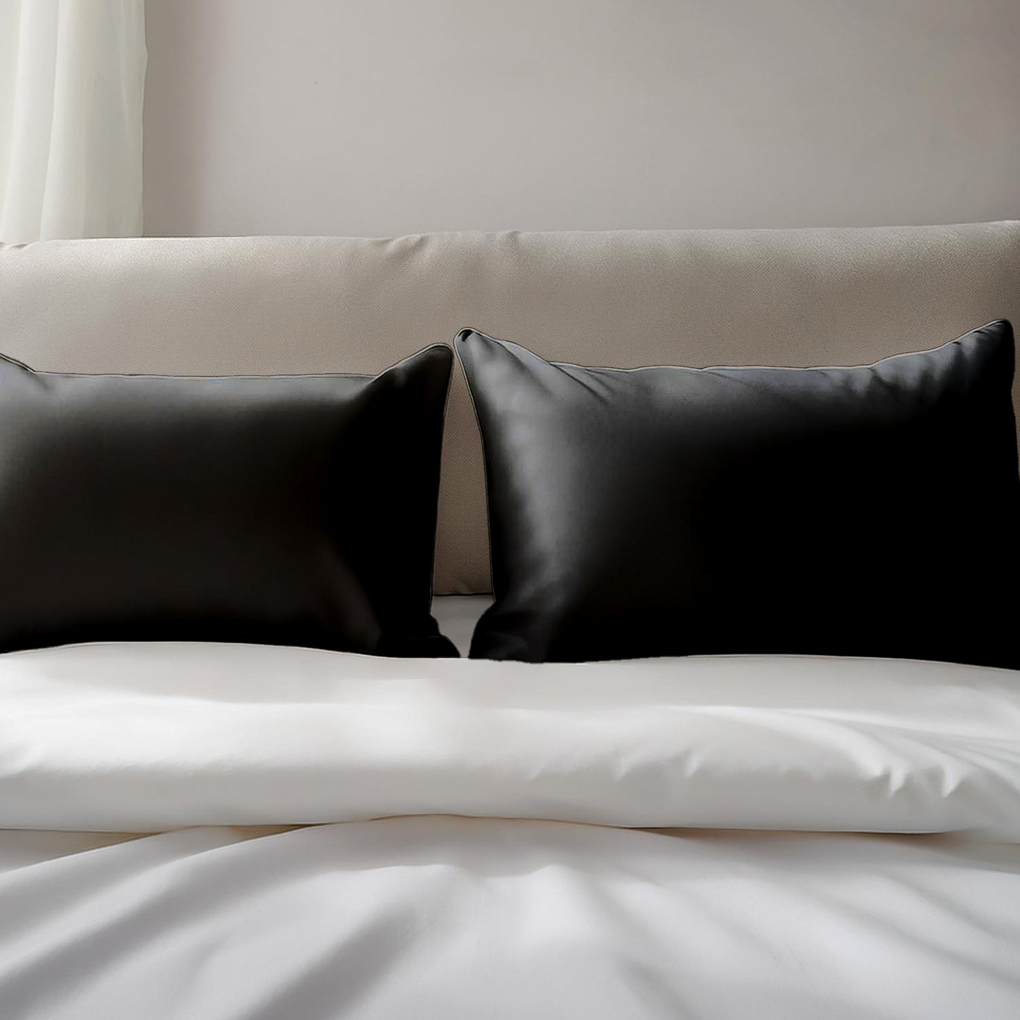 BePlush standard satin pillow cases - upgrade your bedding style