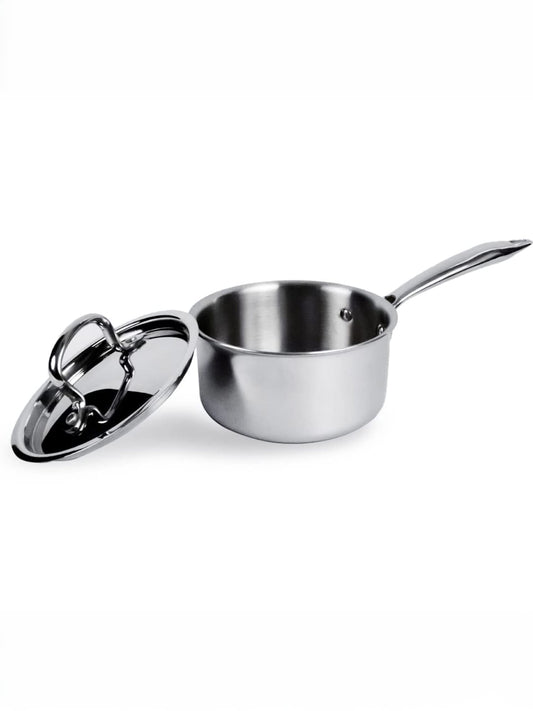 USHA Triply Saucepan - Versatile cookware for gas & induction