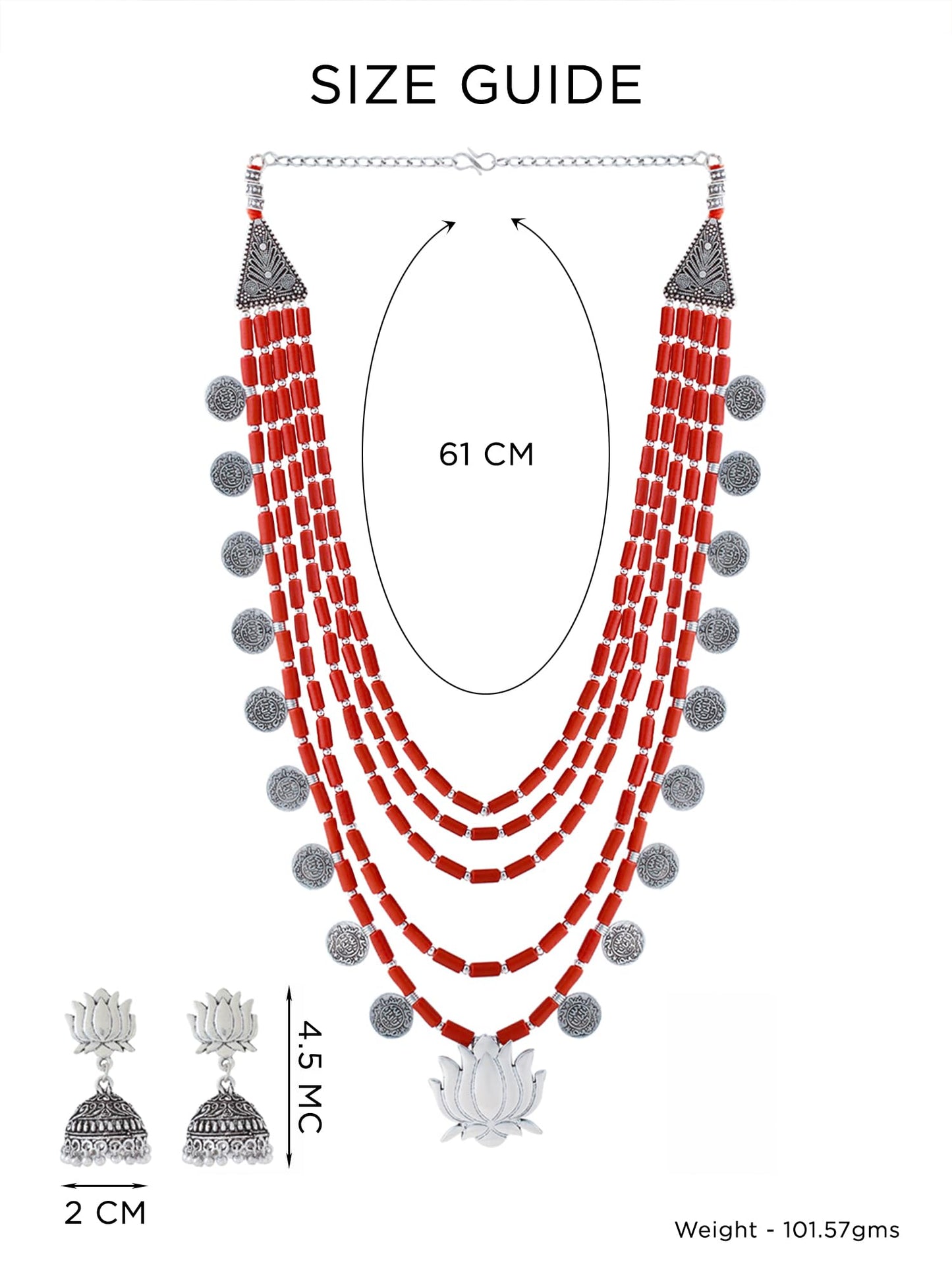 Yellow Chimes floral necklace set - elegant gift option