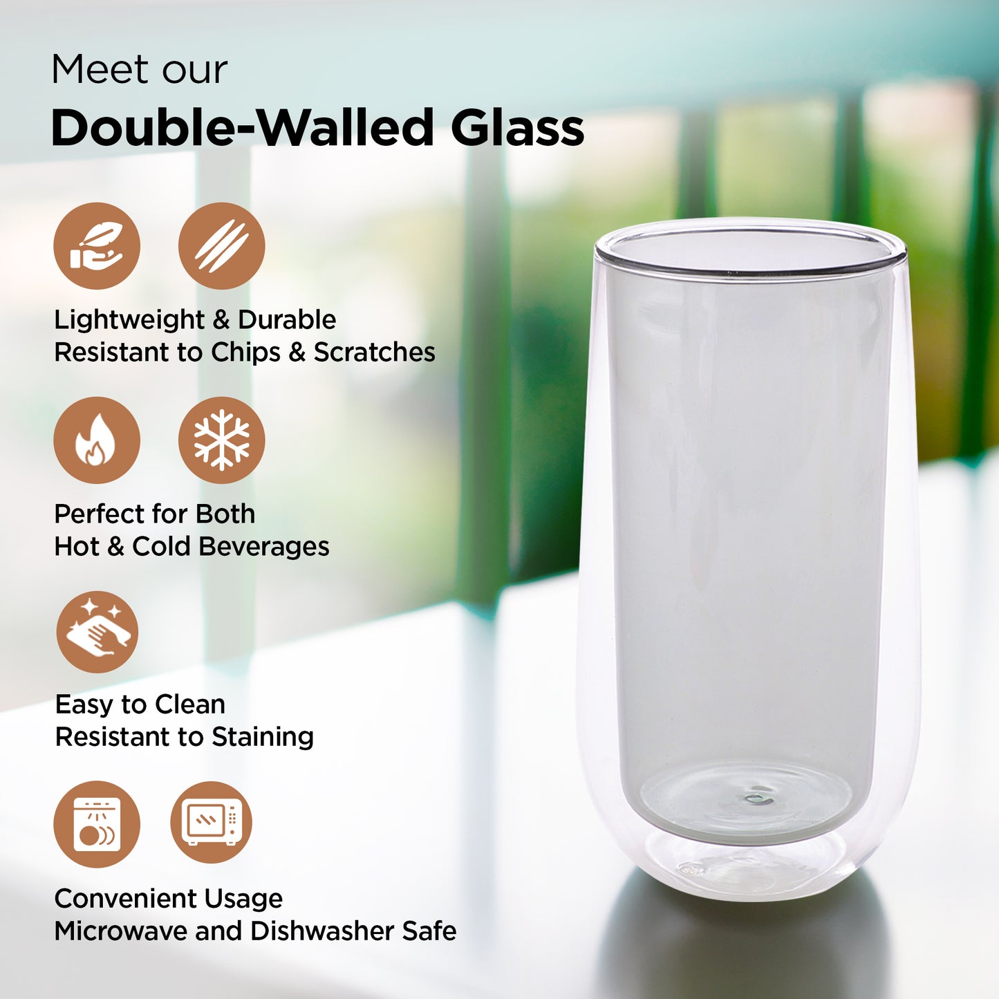 UMAI double wall coffee mug - lightweight and durable