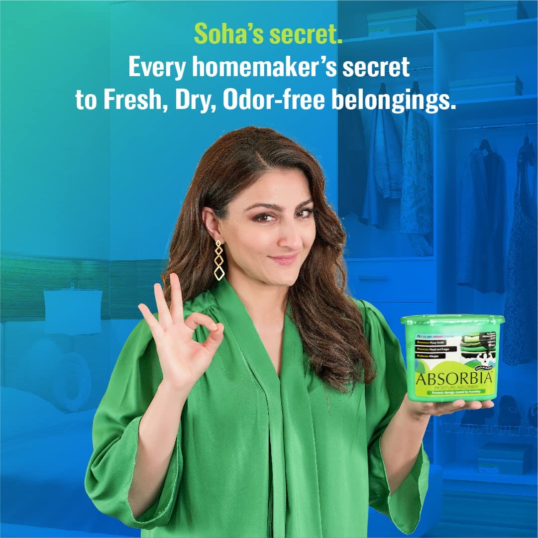 Absorbia moisture absorber - ideal for wardrobe humidity control