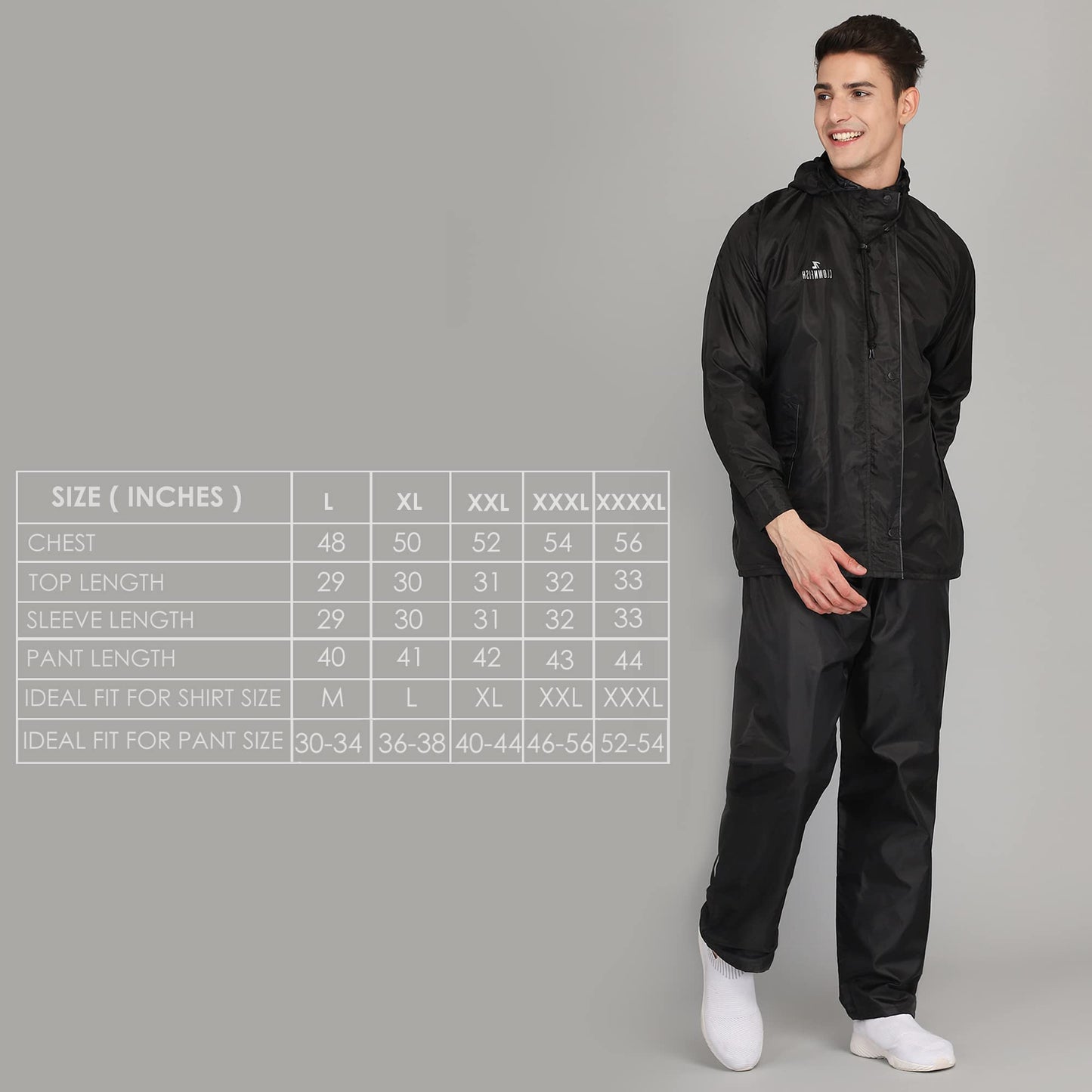 Clownfish raincoat - outdoor biking use