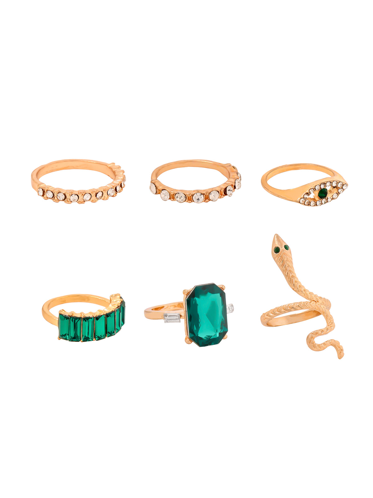 Yellow Chimes stylish rings - everyday fashion