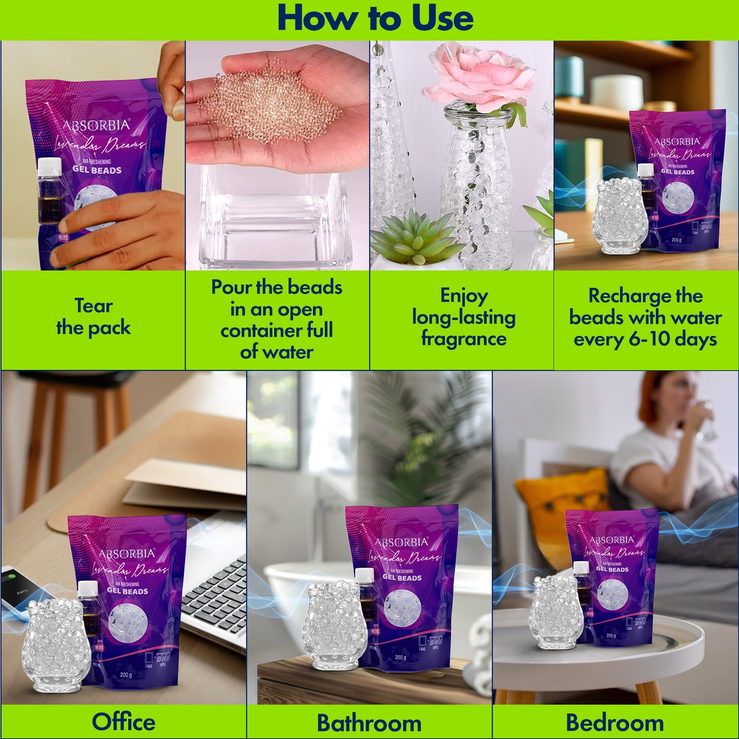 Absorbia Gel Beads Air Freshener - Gift idea