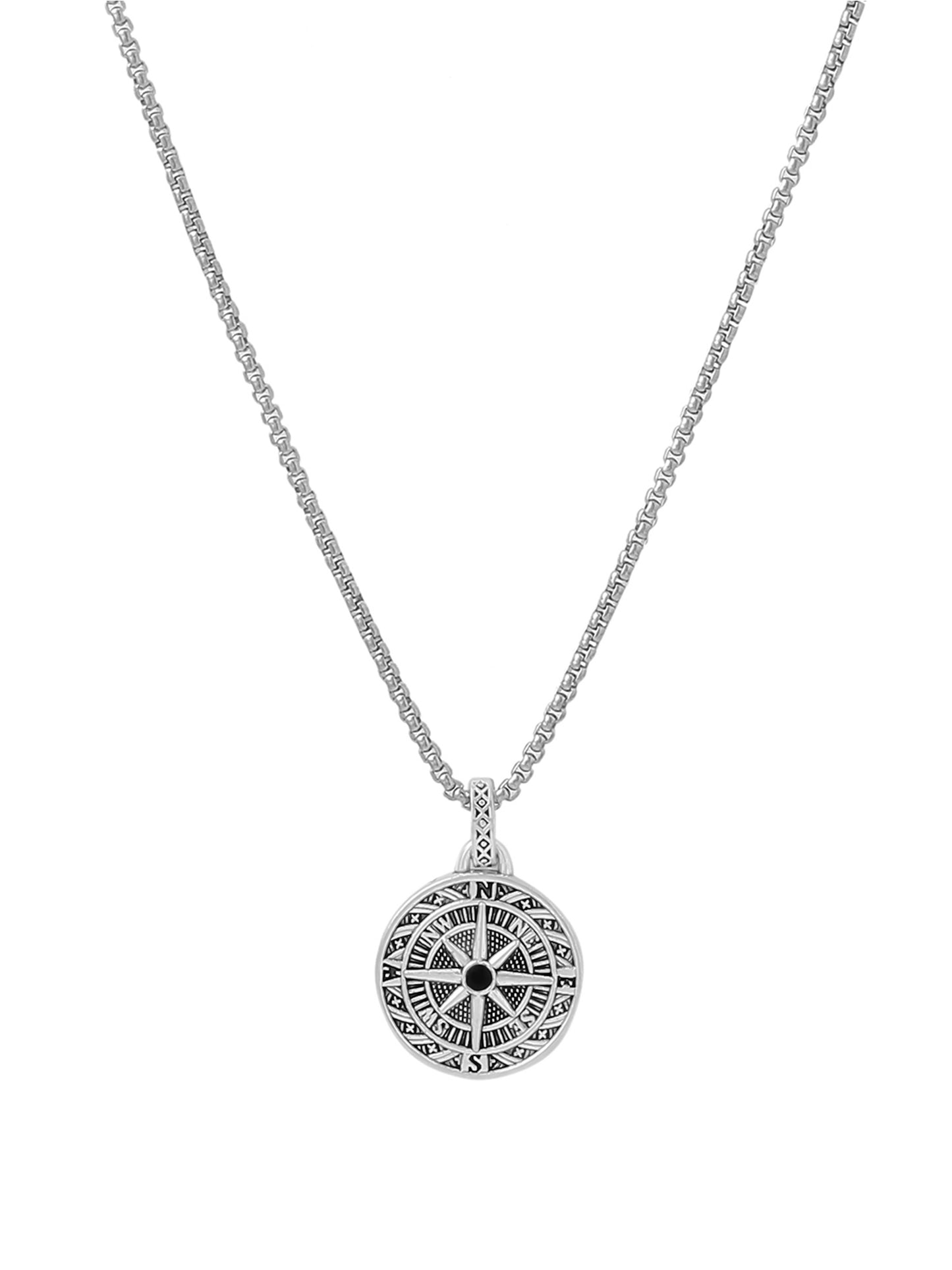 Yellow Chimes Compass Necklace - Unique Adventure Accessory
