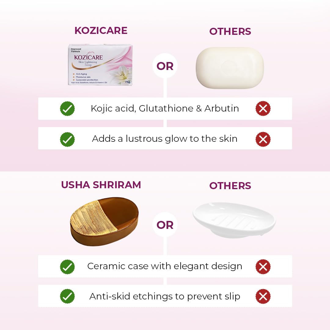 Kozicare skin lightening soap - brightening skin