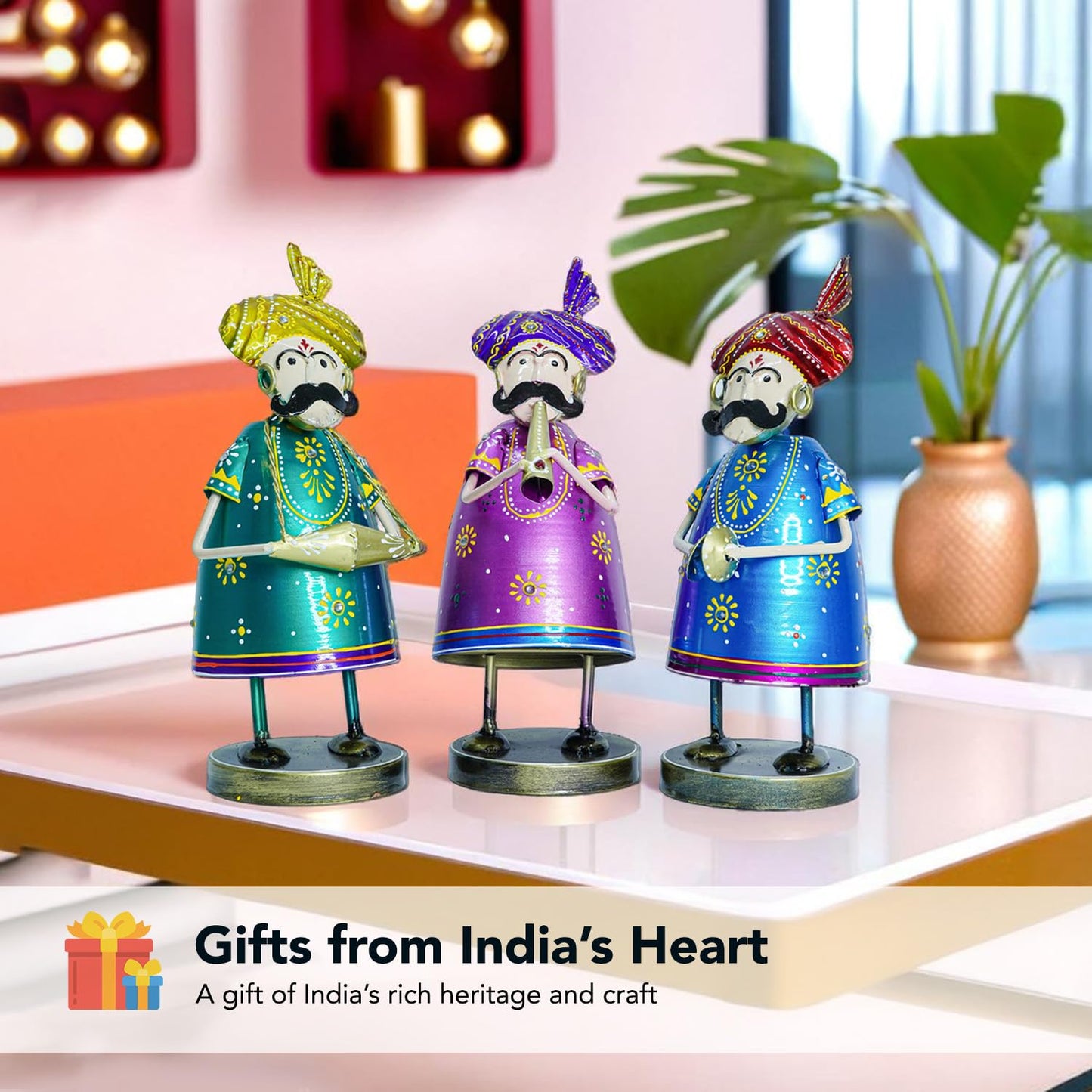 Ekhasa Rajasthani Musicians - Living room decoration