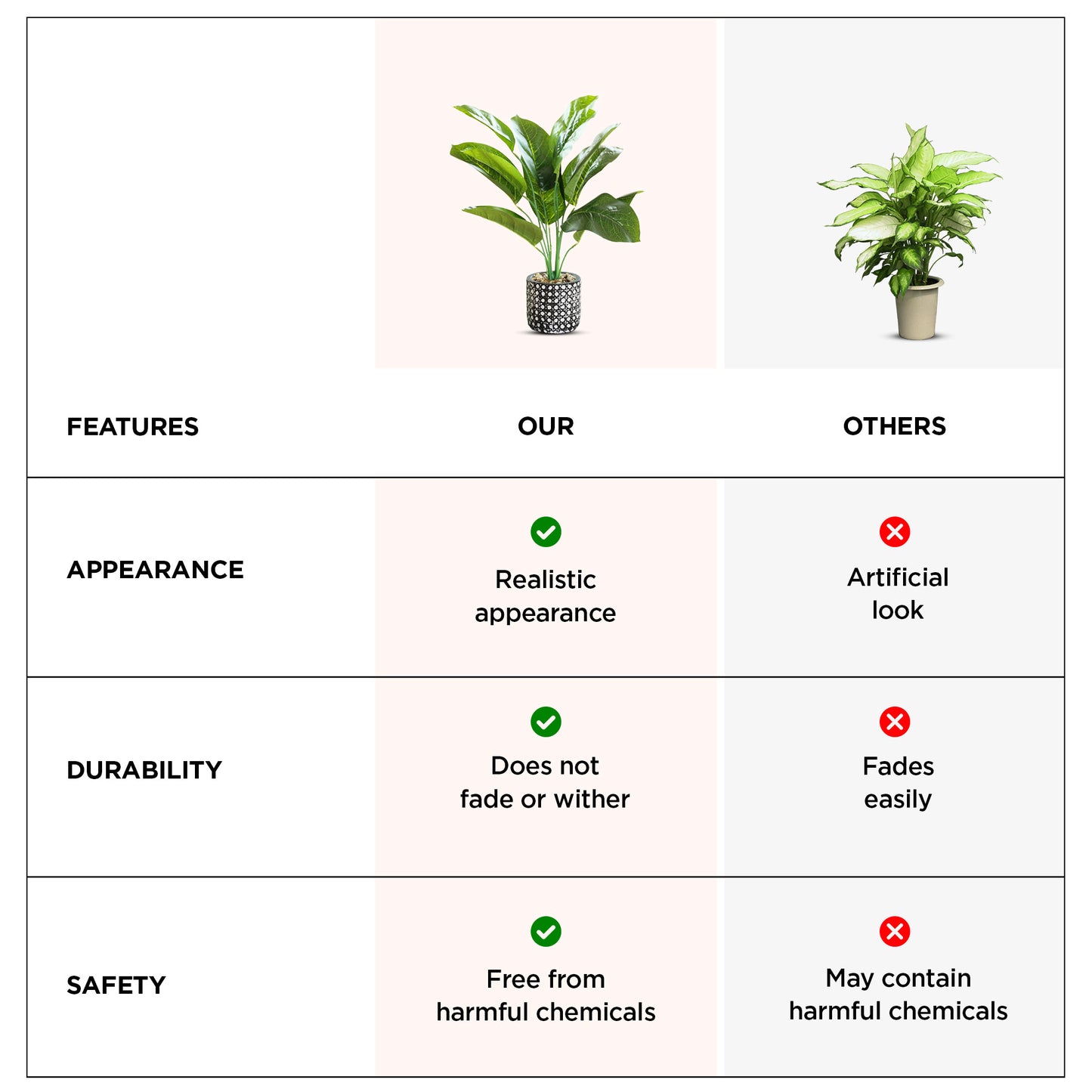 UMAI artificial plant - stylish office decoration