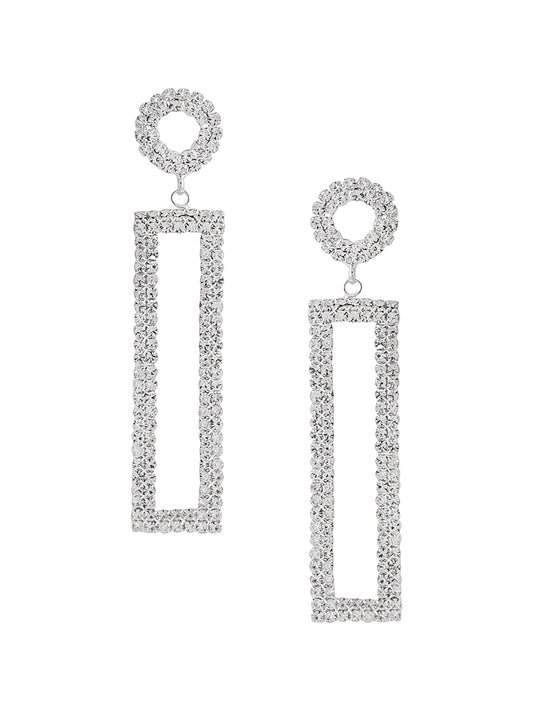 Yellow Chimes crystal earrings - elegant addition to jewelry collection