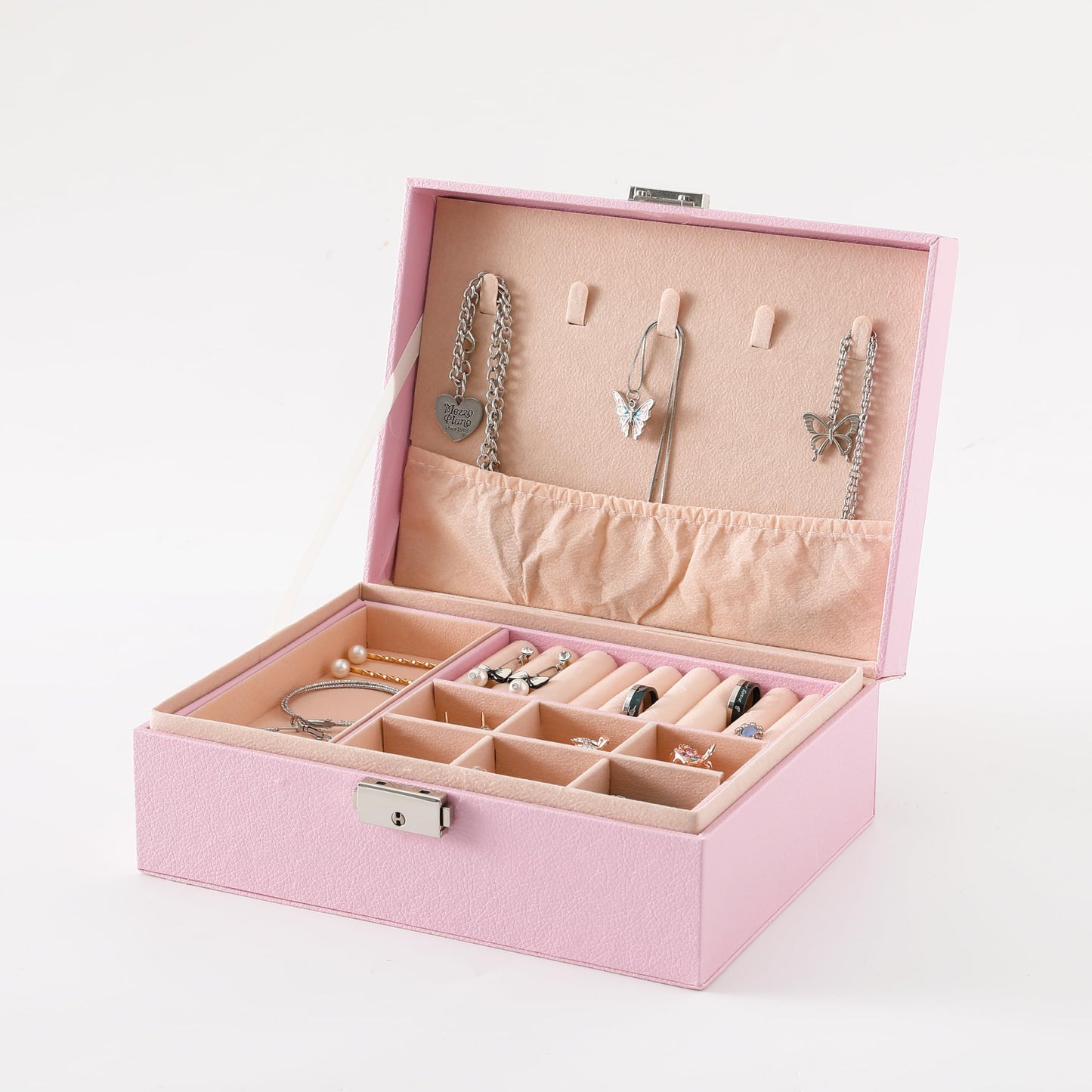 Kuber Industries Mini Jewelry Box - Practical Gift for Women
