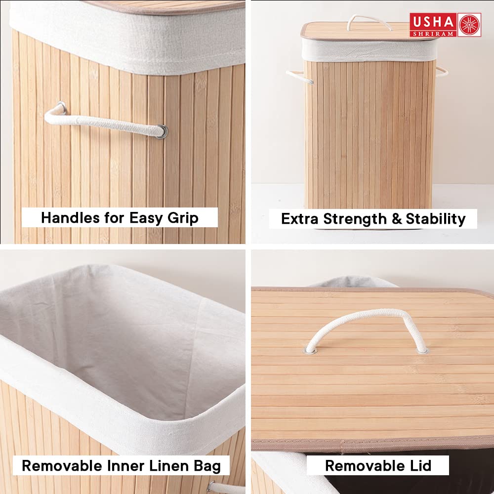 USHA SHRIRAM sustainable laundry basket - practical and trendy