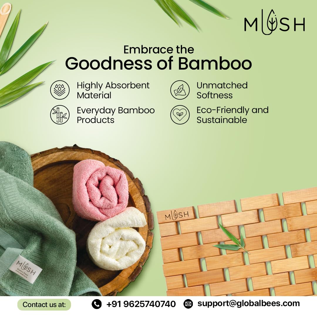 Mush bamboo towel - luxurious spa experience