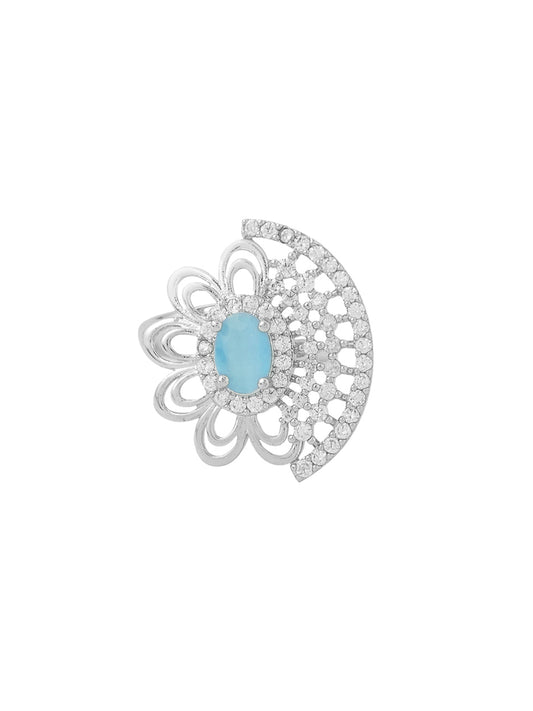 Yellow Chimes stylish ring - Accessory for special occasions