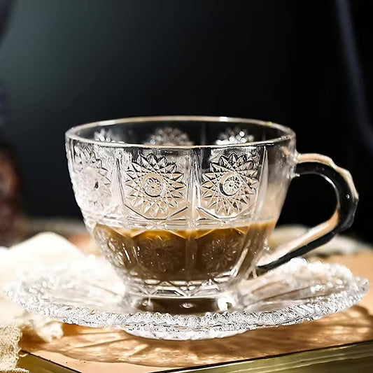 The Better Home glass tea cup - showcasing beautiful tea colors