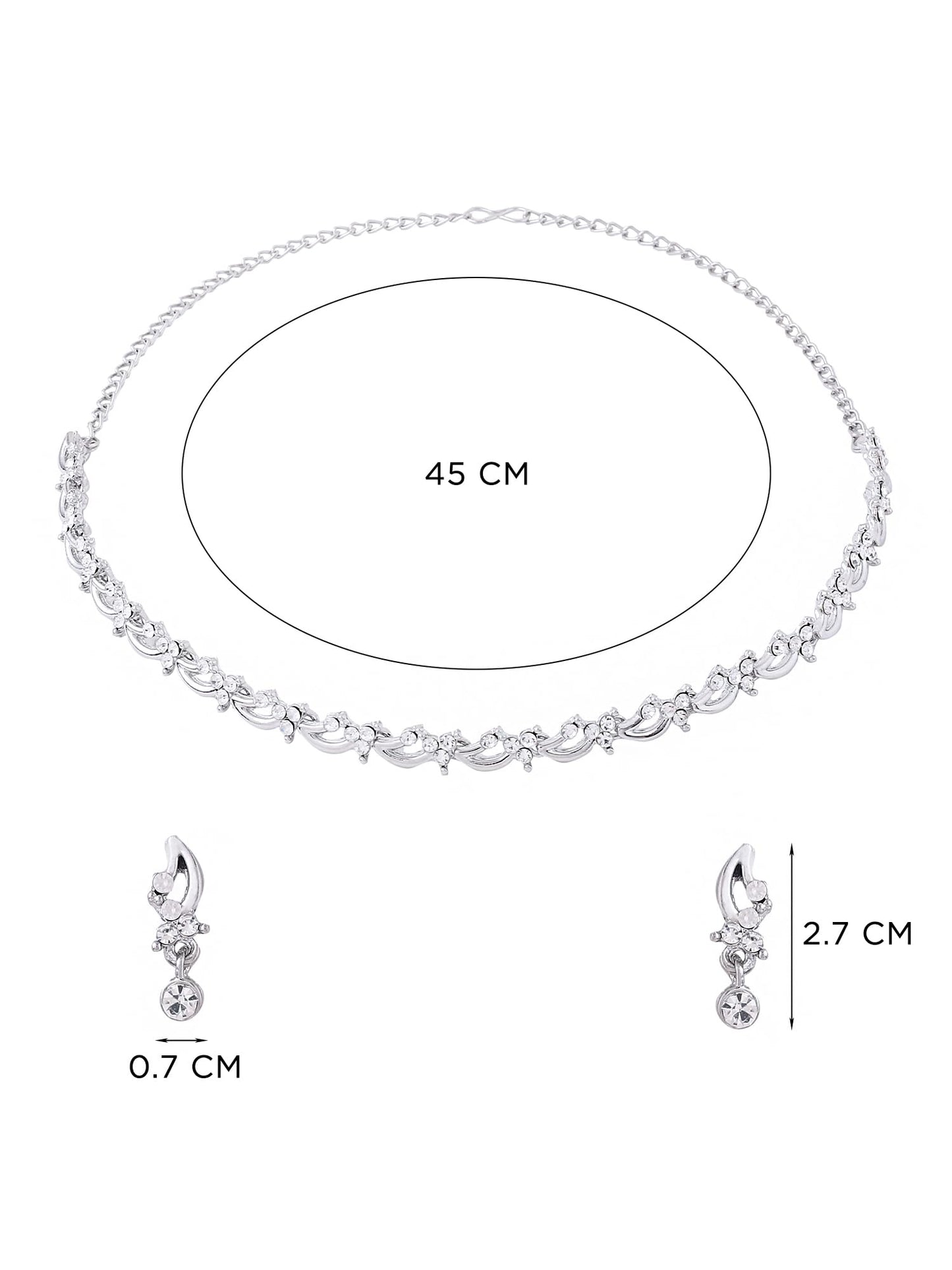 Yellow Chimes Jewelry Set - Stunning Party Wear
