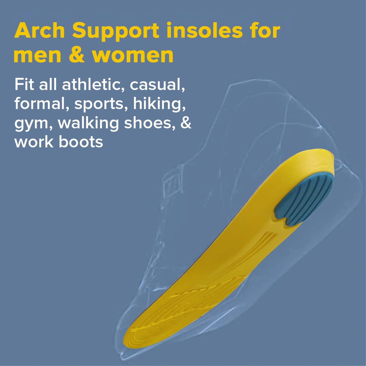 Dr Foot gel insoles - Ideal for running shoes