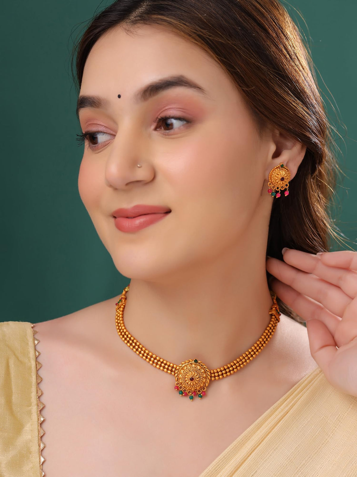 Yellow Chimes elegant earrings set - birthday gift option