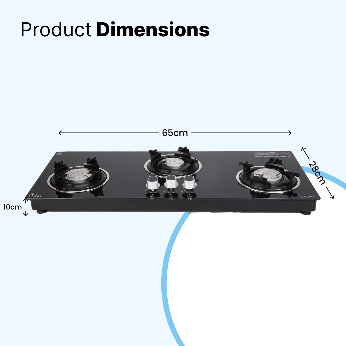 Thermador glass top gas stove - Restaurant catering