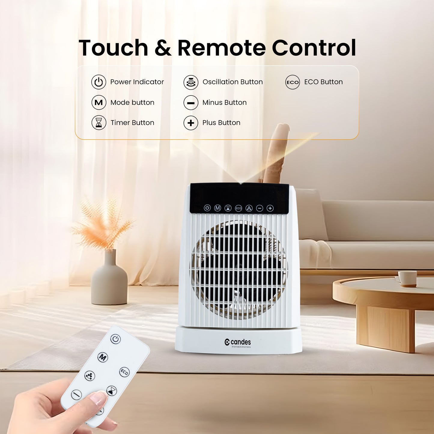 Candes electric heater - safe use in garages