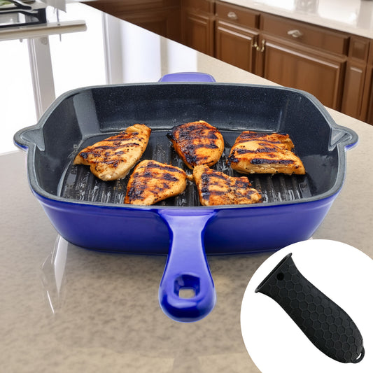 The Better Home ergonomic grill pan - Comfort while grilling
