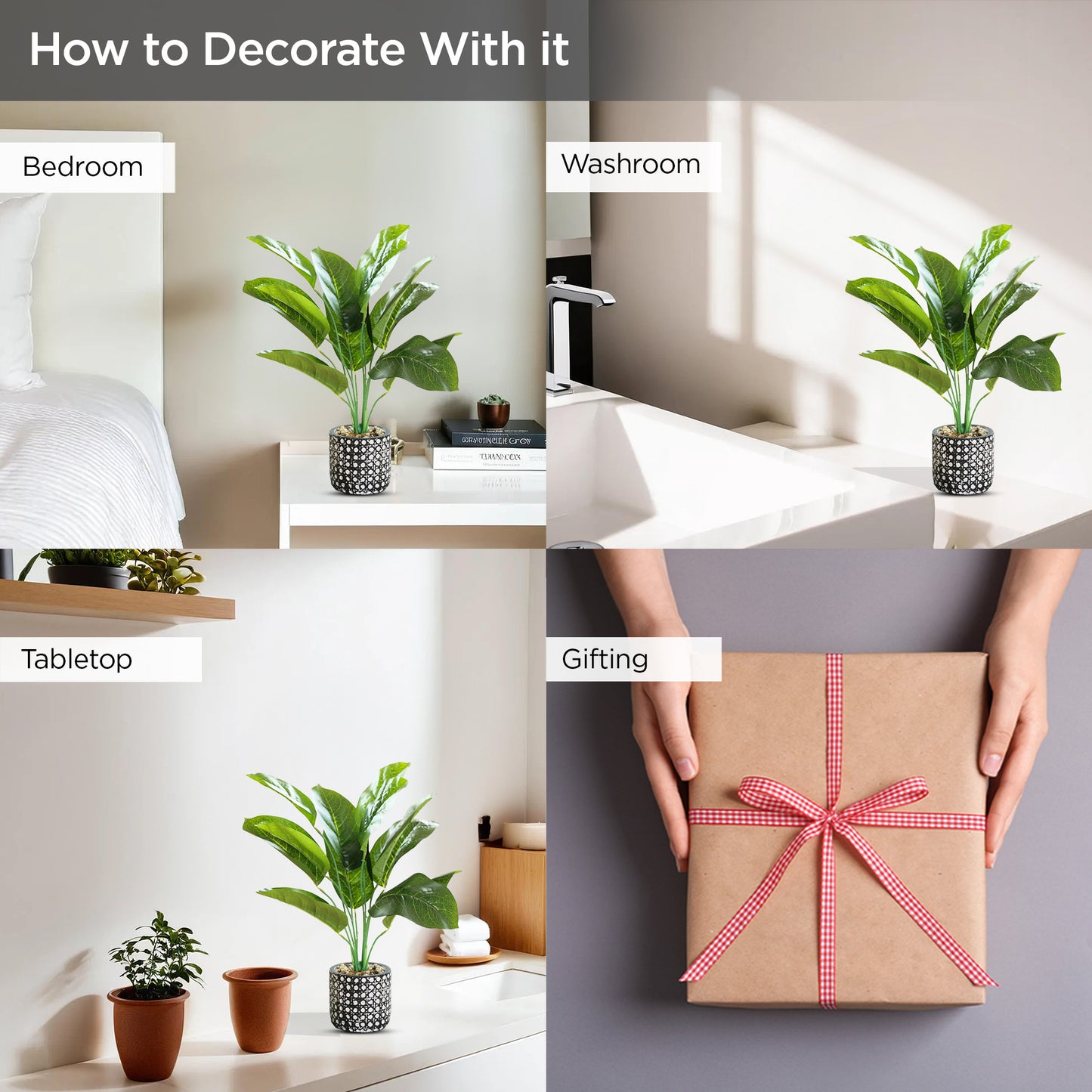 UMAI artificial plant - temple decor item