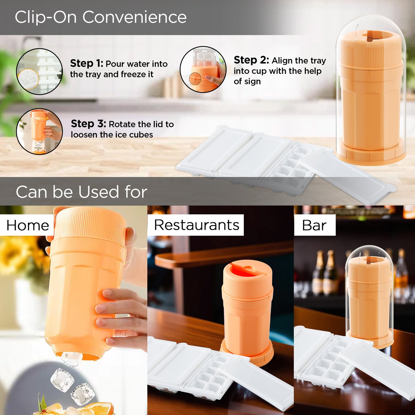 UMAI twisting ice cup - cool drinks at home