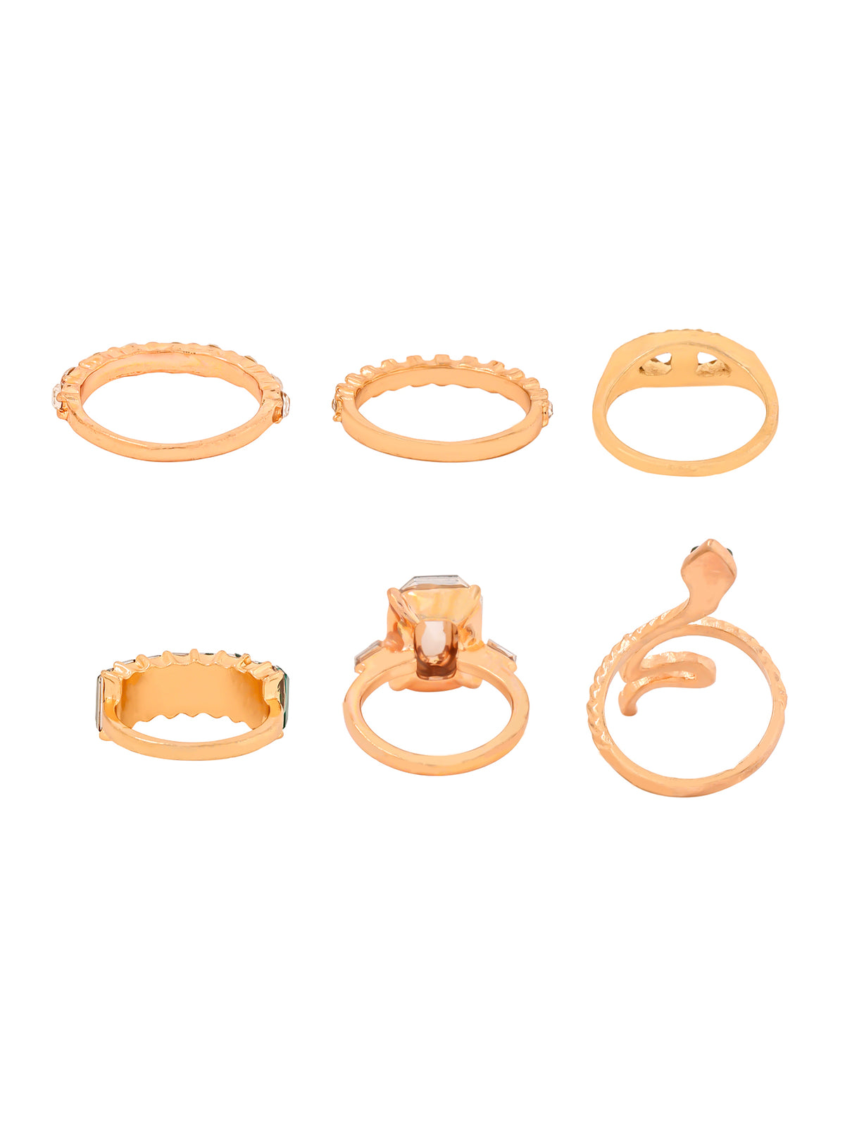 Yellow Chimes stack ring - Elegant jewelry for special occasions