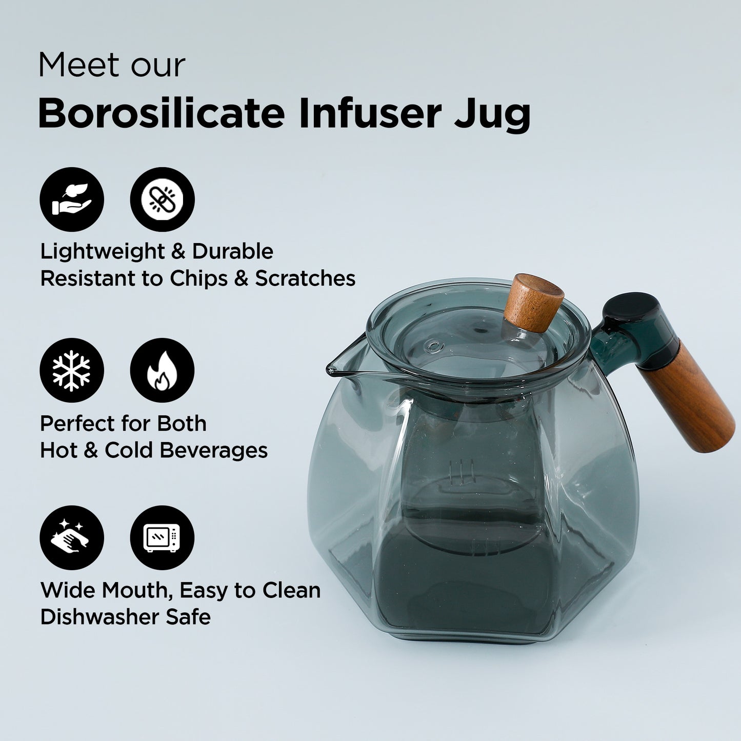 The Better Home UMAI stovetop kettle - elegant grey design