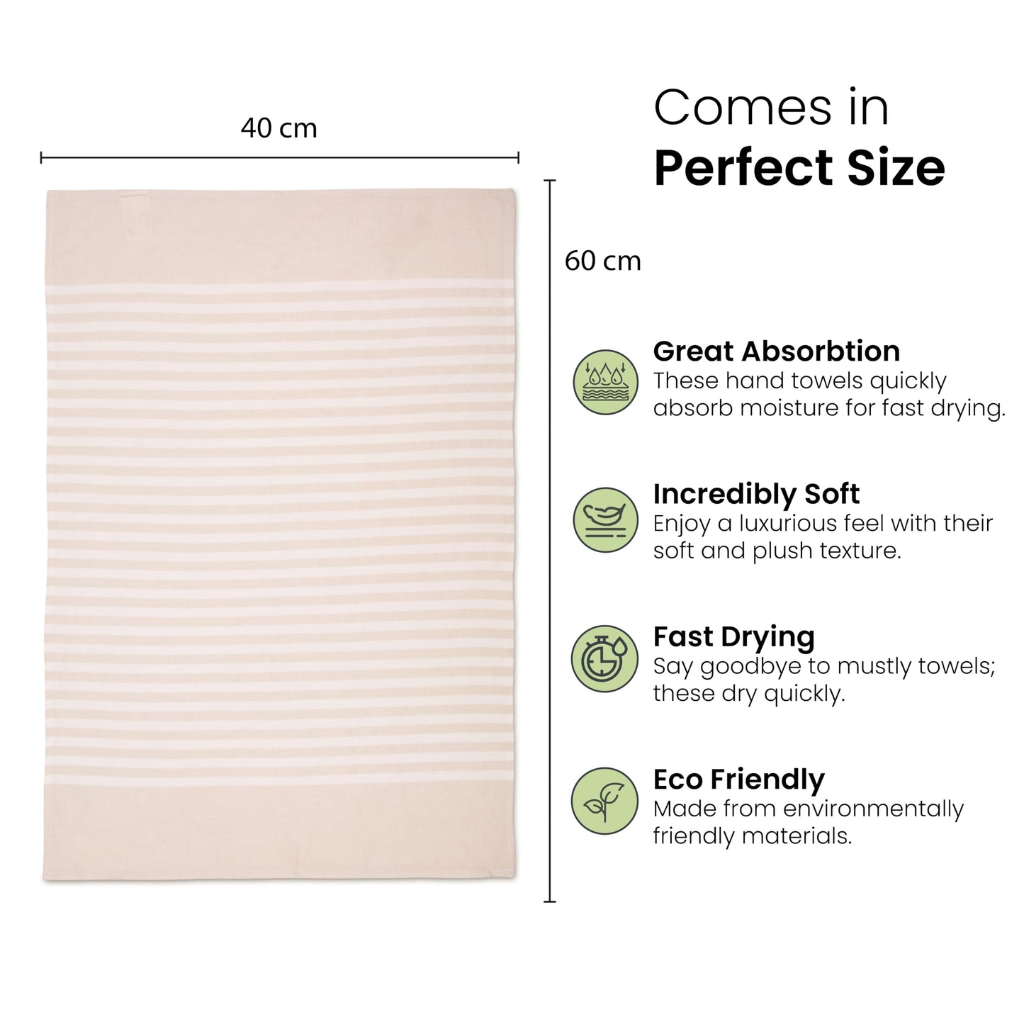 Mush bamboo hand towels - sports towel