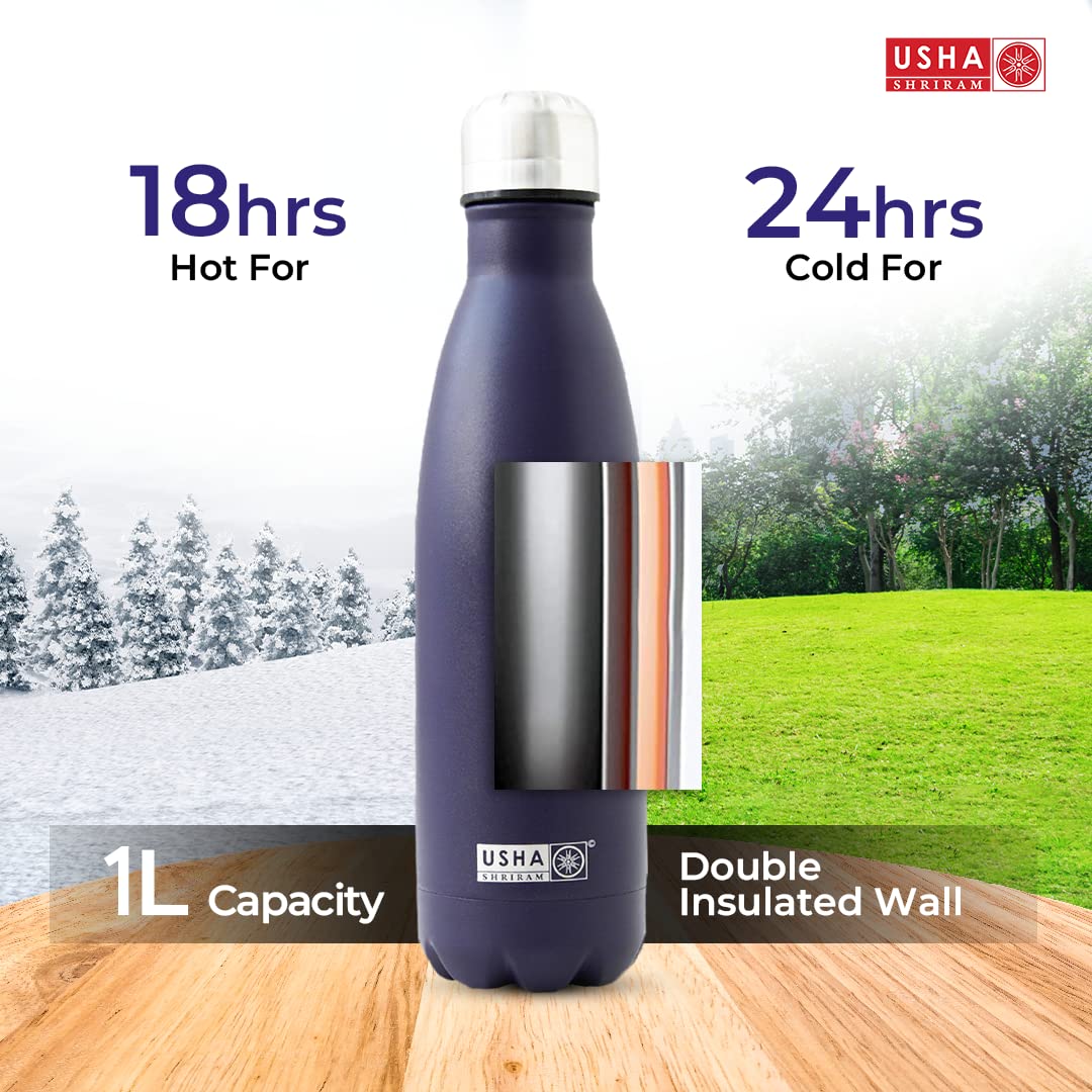 USHA SHRIRAM insulated bottle - perfect for outdoor activities