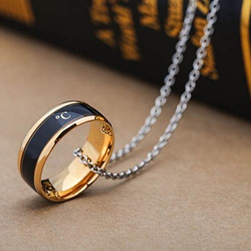Yellow Chimes Titanium Stainless Steel Band Ring - Engagement