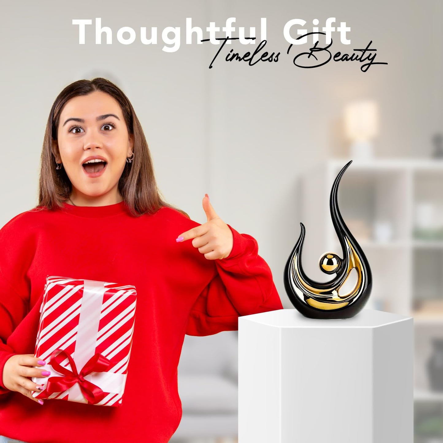 Ekhasa modern abstract showpiece - elegant home decor