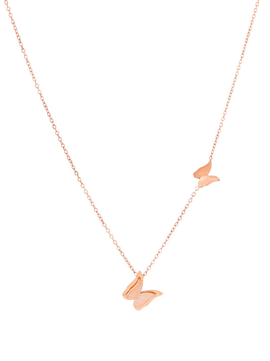 Yellow Chimes Rose Gold Pendant - Special Occasion Accessory