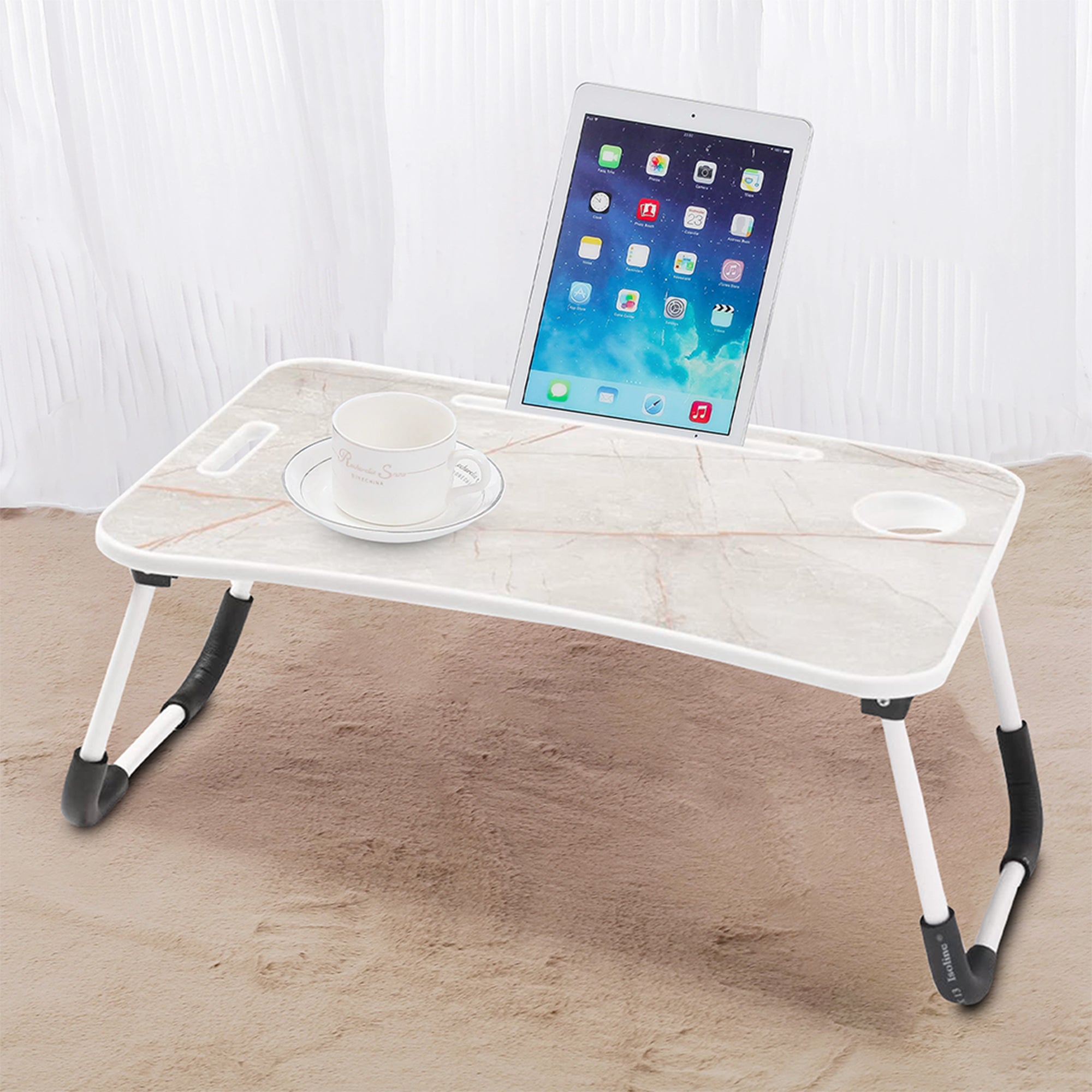 Savya home­® Multi-Purpose New Laptop Table/Bed Table/Wooden Foldable ...