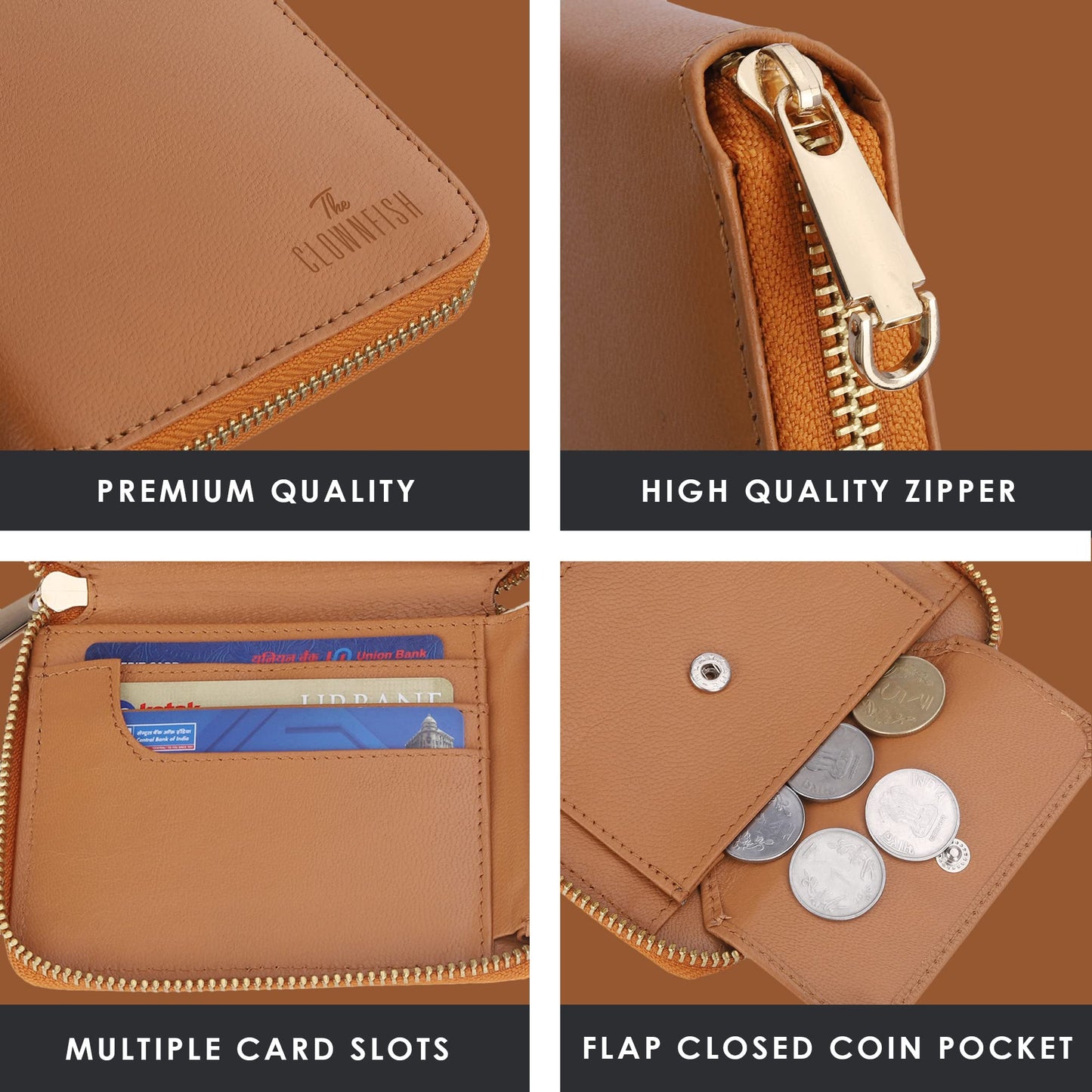 Clownfish Zia Women's Wallet - Elegant work accessory