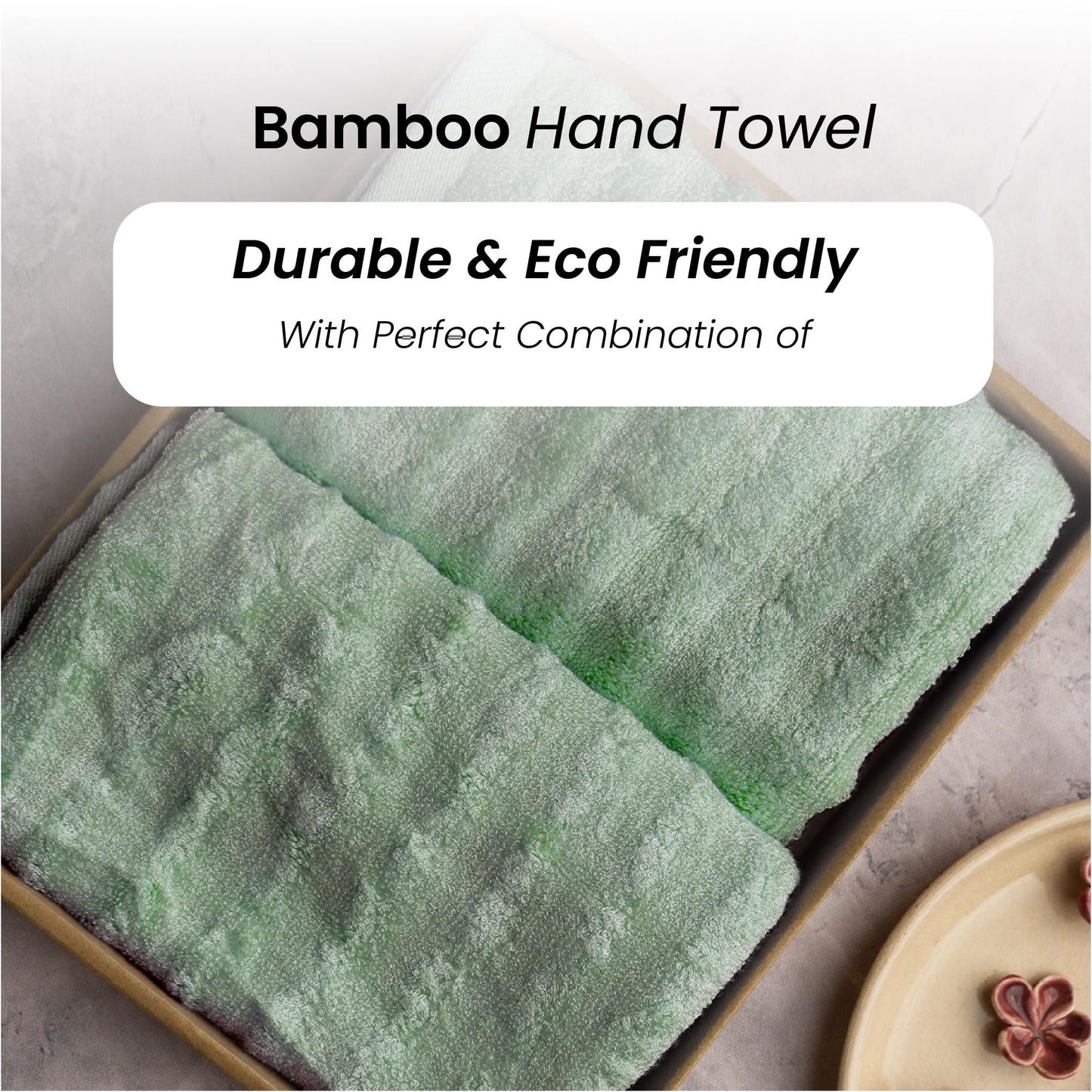Mush Bamboo Hand Towel Pack - Spa