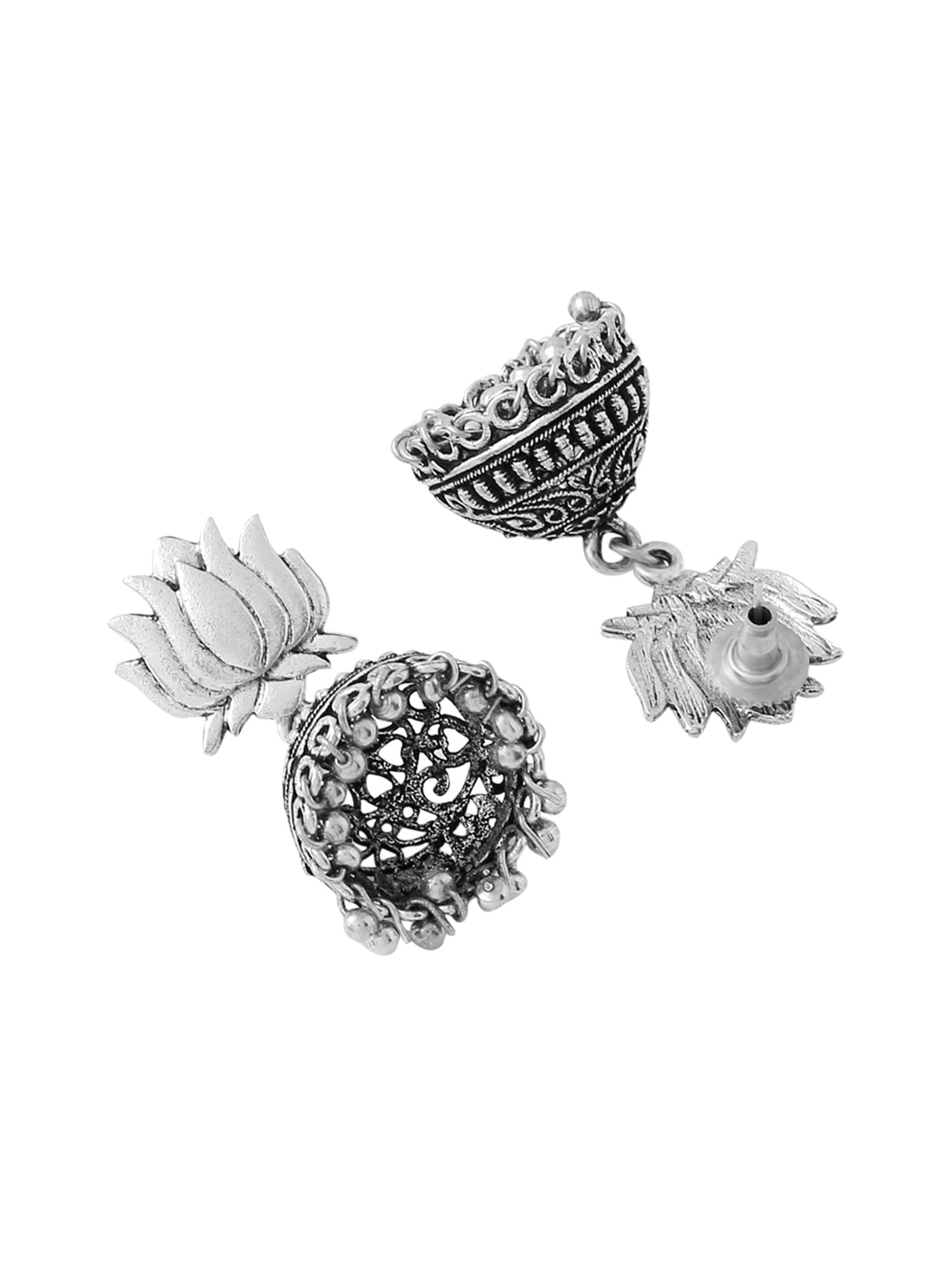 Yellow Chimes oxidised silver jewellery - festival accessory