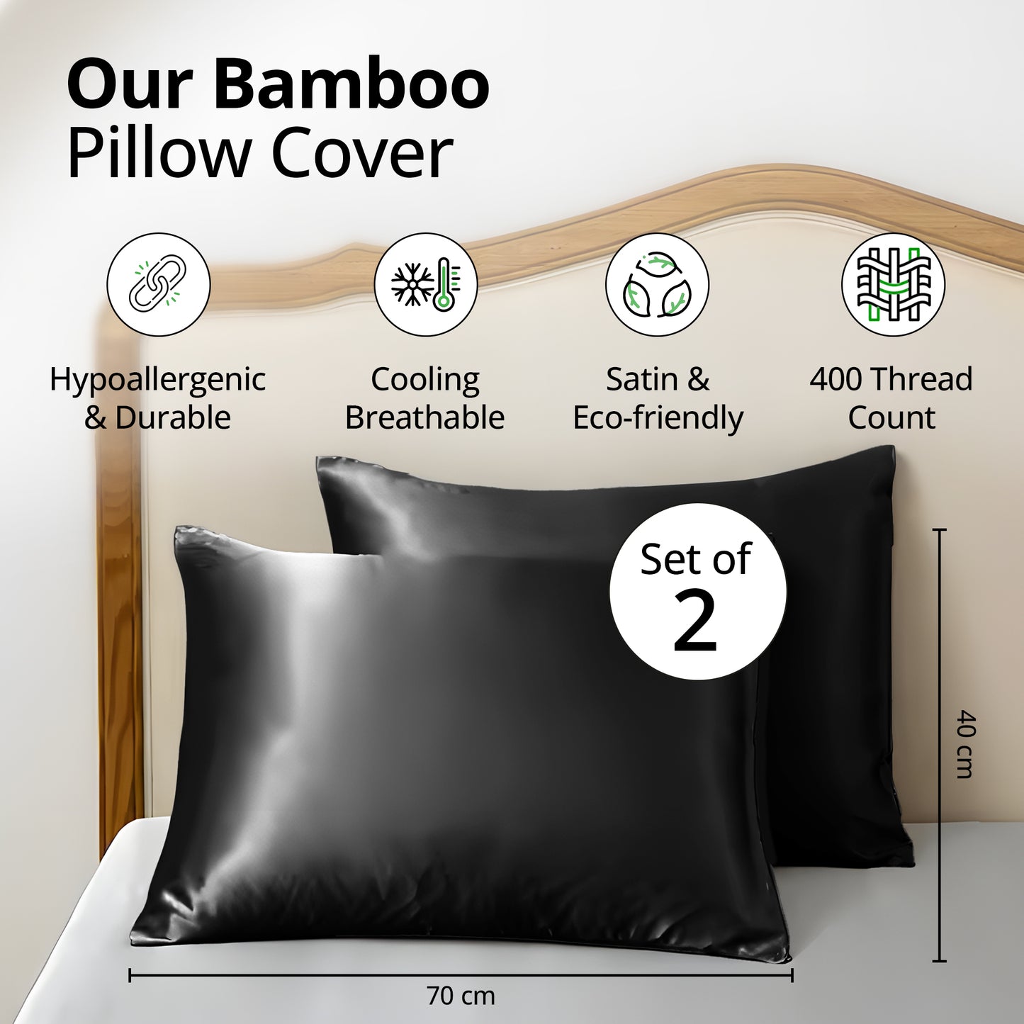 BePlush silky pillow covers - maintain healthy skin and hair