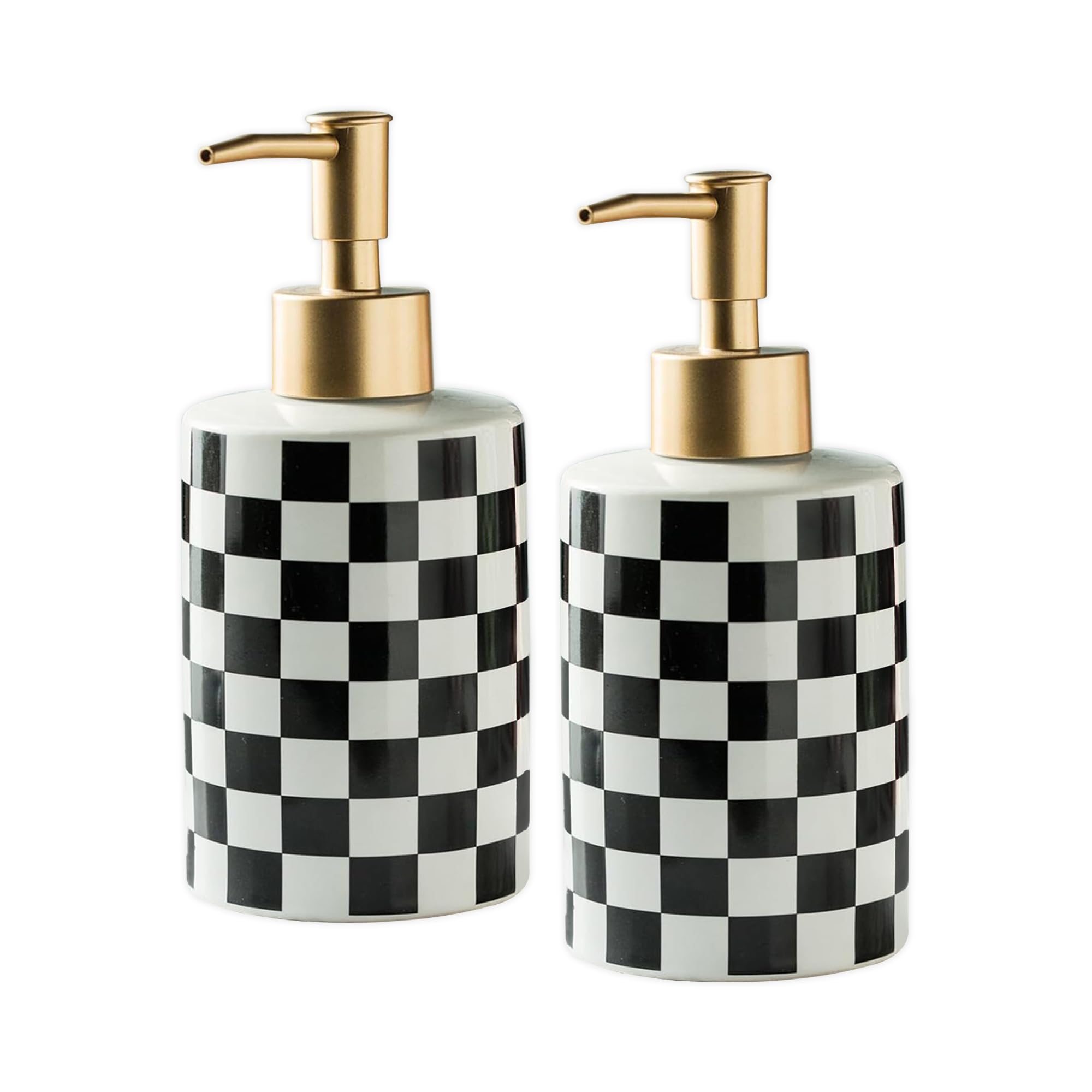 Buy Pack of 2 Ceramic Liquid Soap Dispenser with Adjustable Dispensing