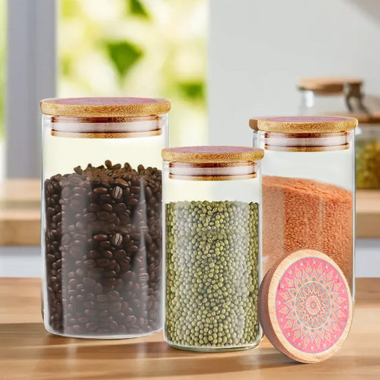 The Better Home UMAI Storage Jars - Elegant design for dry fruits