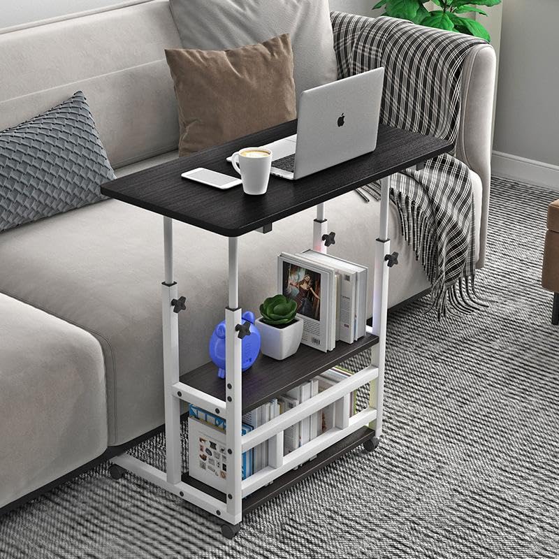 SAVYA HOME Engineered Wood Manual Height Adjustable Study Table For Ad ...